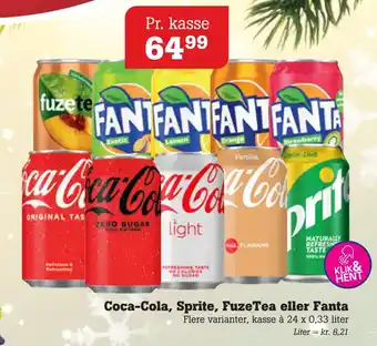 Poetzsch Padborg Coca-cola, sprite, fuzetea eller fanta tilbud
