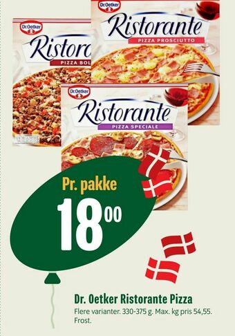 Min Købmand Dr. Oetker Ristorante Pizza tilbud