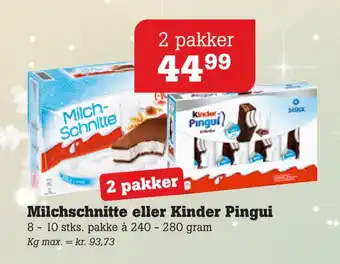 Poetzsch Padborg Milchschnitte eller kinder pingui tilbud