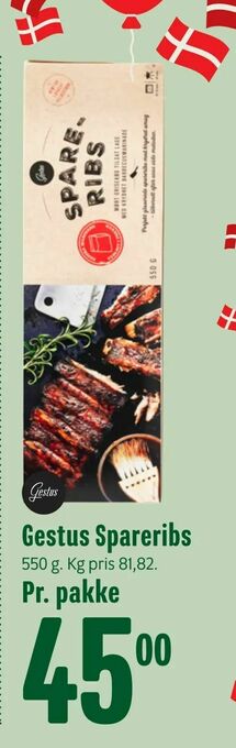 Min Købmand Gestus Spareribs tilbud