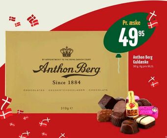 Min Købmand Anthon Berg Guldæske tilbud