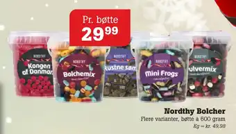 Poetzsch Padborg Nordthy bolcher tilbud