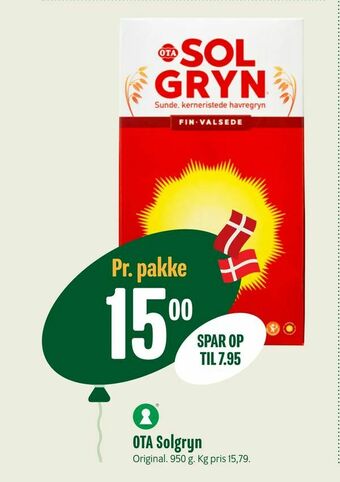 Min Købmand OTA Solgryn tilbud