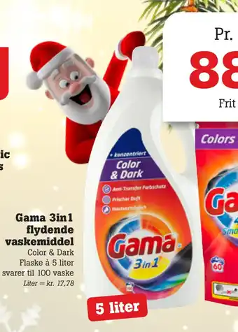 Poetzsch Padborg Gama 3in1 flydende vaskemiddel tilbud