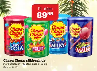Poetzsch Padborg Chupa chups slikkepinde tilbud