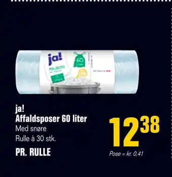 Poetzsch Padborg Ja! affaldsposer 60 liter tilbud