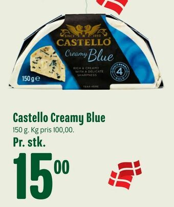 Min Købmand Castello Creamy Blue tilbud