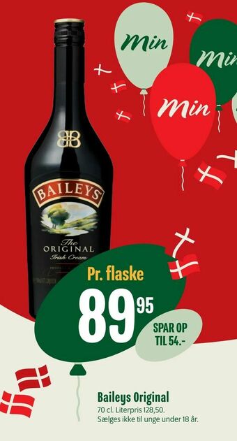 Min Købmand Baileys Original tilbud