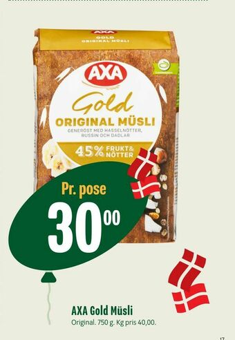 Min Købmand AXA Gold Müsli tilbud