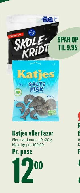 Min Købmand Katjes eller Fazer tilbud