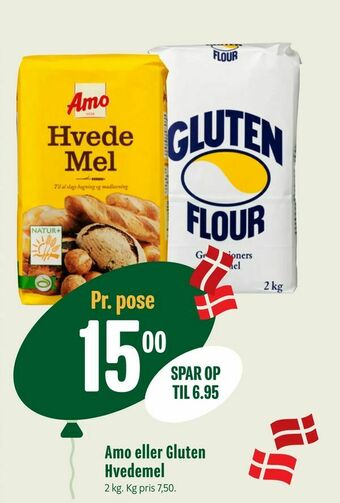 Min Købmand Amo eller Gluten Hvedemel tilbud