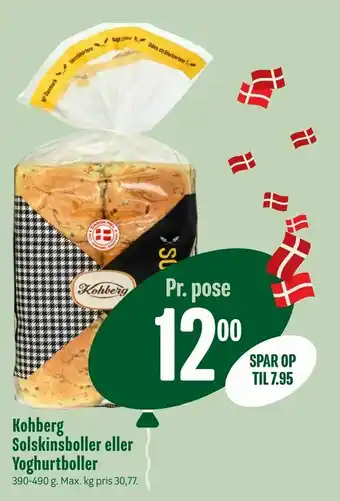 Min Købmand Kohberg Solskinsboller eller Yoghurtboller tilbud