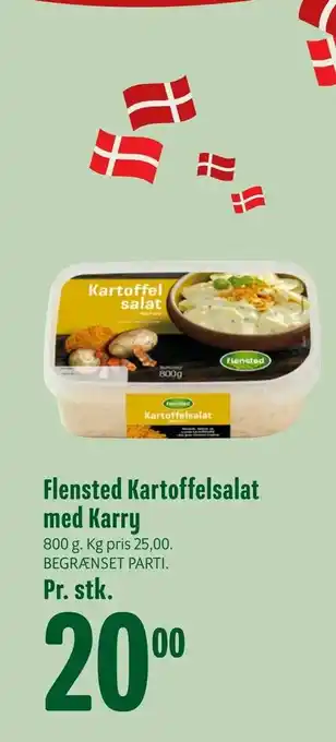 Min Købmand Flensted Kartoffelsalat med Karry tilbud