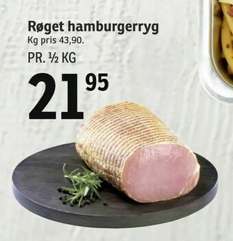 SPAR Røget hamburgerryg tilbud