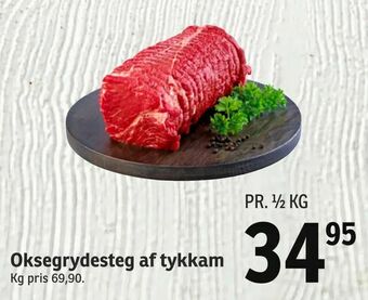SPAR Oksegrydesteg af tykkam tilbud