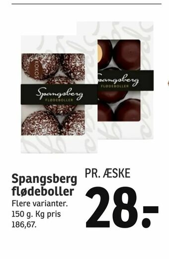 SPAR Spangsberg flødeboller tilbud
