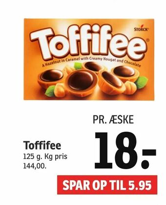 SPAR Toffifee tilbud