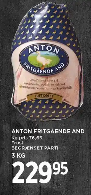 MENY Anton fritgående and tilbud