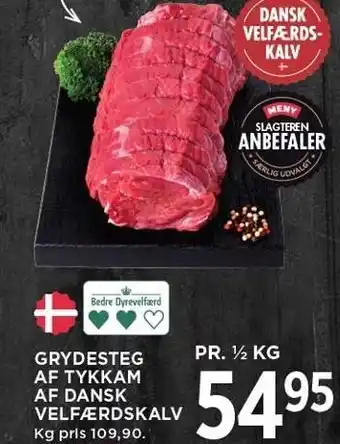 MENY Grydesteg af tykkam af dansk velfærdskalv tilbud