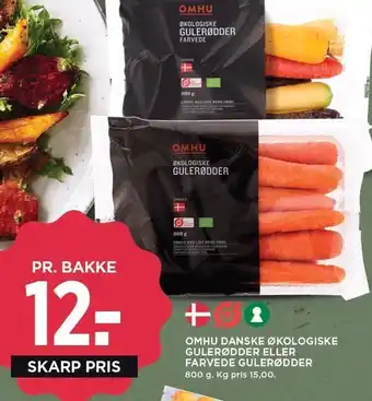 MENY Omhu danske økologiske gulerødder eller farvede gulerødder tilbud