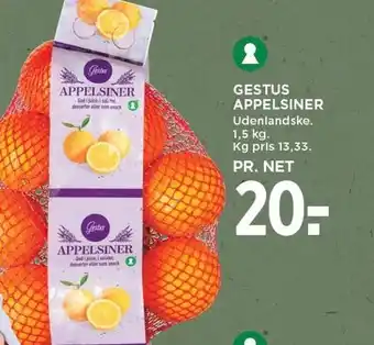 MENY Gestus appelsiner tilbud