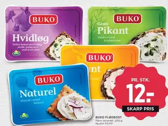 MENY Buko flødeost tilbud