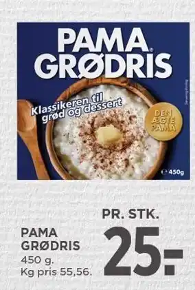 MENY Pama grødris tilbud