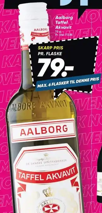 Bilka Aalborg taffel akvatit tilbud