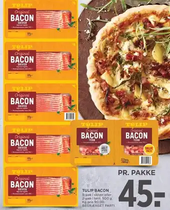 MENY Tulip bacon tilbud