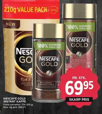 MENY Nescafé gold instant kaffe tilbud