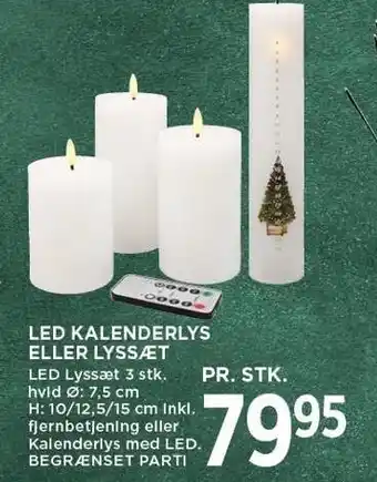 MENY Led kalenderlys eller lyssæt tilbud