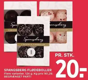 MENY Spangsberg flødeboller tilbud
