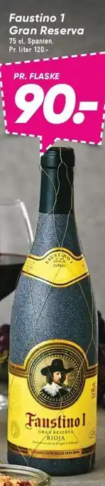 Bilka Faustino 1 gran reserva tilbud
