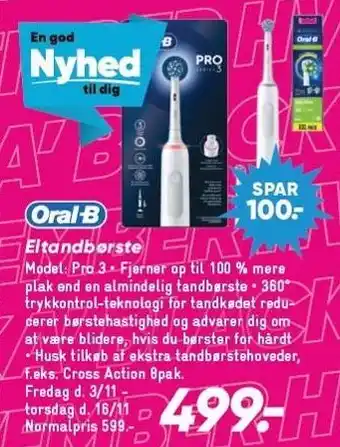 Bilka Eltandbørste tilbud