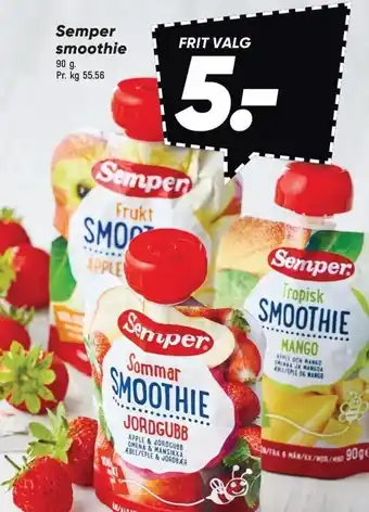 Bilka Semper smoothie tilbud