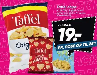Bilka Taffel chips tilbud