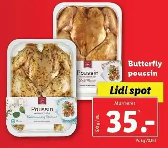 Lidl Butterfly poussin tilbud