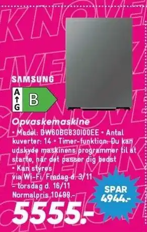 Bilka Opvaskemaskine tilbud