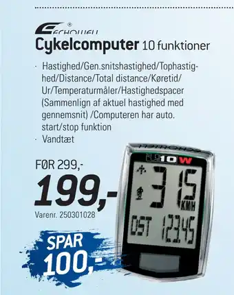 Thansen Cykelcomputer tilbud