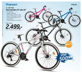 Thansen Mountainbike 24 eller 26 tilbud