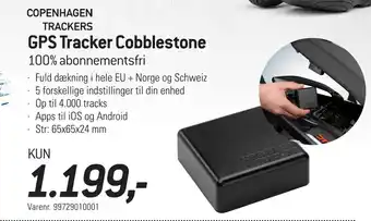Thansen Gps tracker cobblestone tilbud