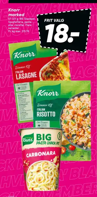 Bilka Knorr marked tilbud