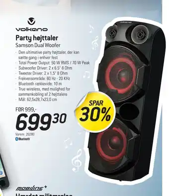 Thansen Party højttaler tilbud