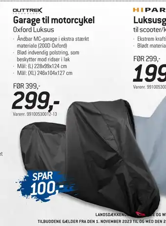 Thansen Garage til motorcykel tilbud