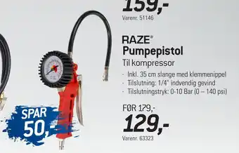 Thansen Pumpepistol tilbud