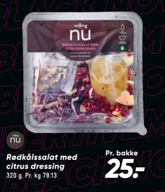 Rødkålssalat med citrus dressing