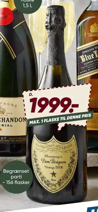 Bilka Dom perignon blanc 2008 tilbud