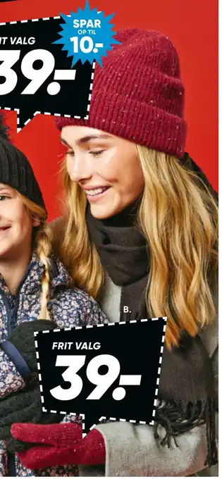 Hue, luffer eller tørklæde til dame