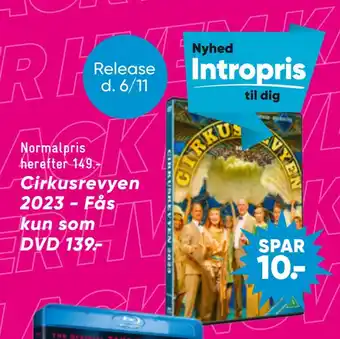 Bilka Cirkusrevyen 2023 - fås kun som dvd tilbud