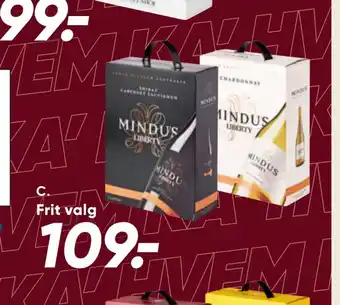 Bilka Mindus liberty bag-in-box tilbud